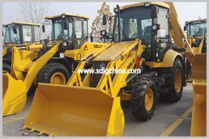 SDLG B877 backhoe loader