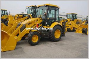 SDLG B877 backhoe loader