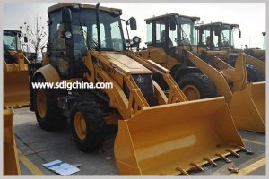 SDLG B877 backhoe loader